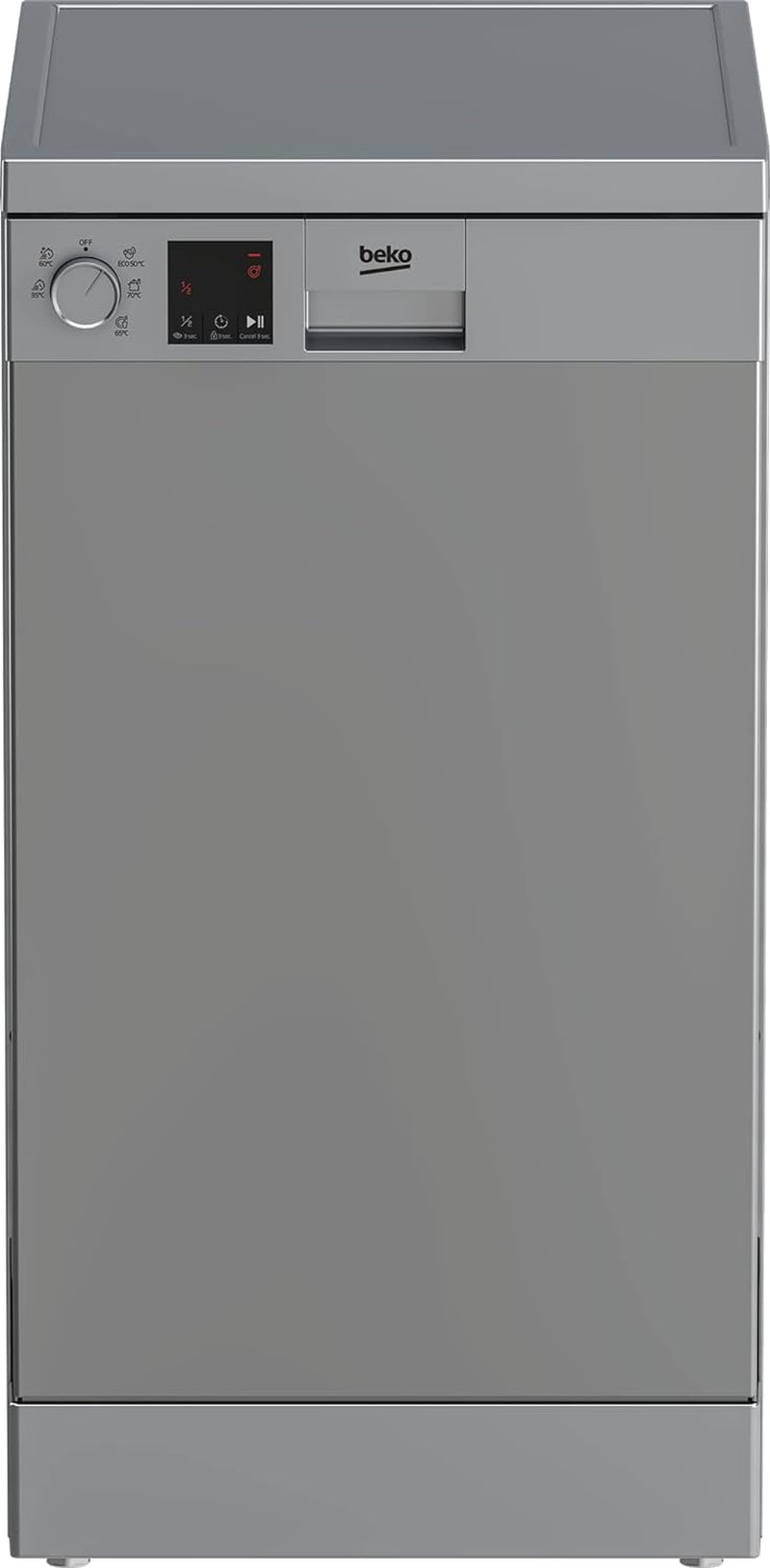 Beko DVS05024S Lave-Vaisselle Autoportante 10 Couverts Argent