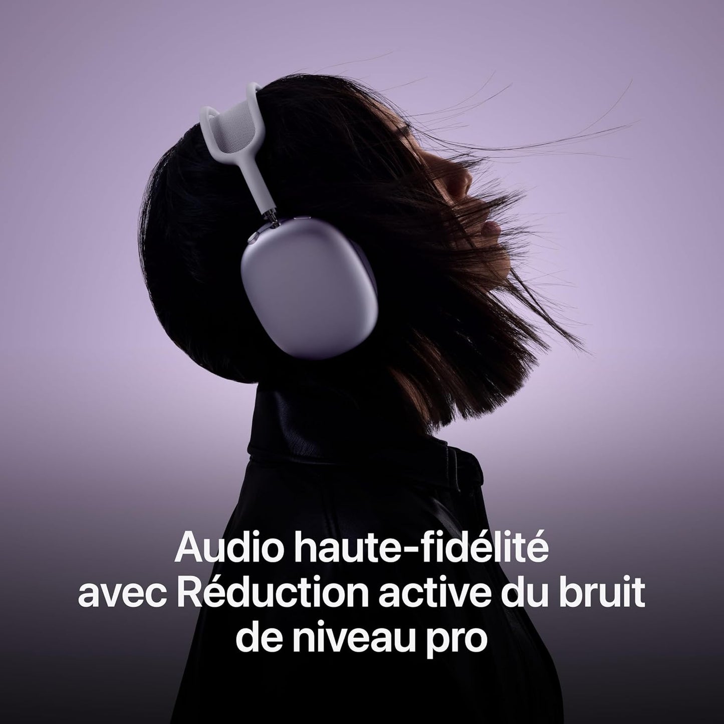 Airpods Max Casque Circum-Auriculaire Sans Fil, Réduction Active Du Bruit De Niveau Pro, Mode Transparence, Audio Spatial Personnalisé, Recharge USB C, Lumière Stellaire