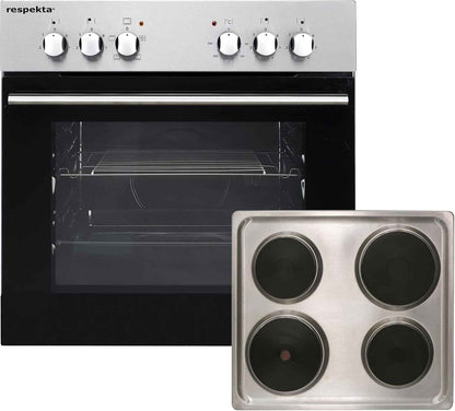 Kit De Cuisinière Encastrable En Acier Inoxydable/A / 59 Litres / 6 Niveaux De Cuisson/Plaque De Cuisson Avec Plaque De Cuisson Rapide / 3 Modes De Chauffage / EB6000SETIXN