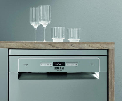 Hotpoint HFO 3O32 CW X Lave-Vaisselle 60Cm À Libre Installation, D Inox