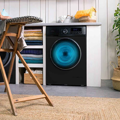 Lave Linge Frontal Bolero Dresscode 7150 Inverter A, Machine À Laver 7 Kg, 1400 Tr,Min, 12 Programmes, Classe A, Inverter Plus, Steam Max, Drum Clean, Départ Différé, Sécurité Enfant