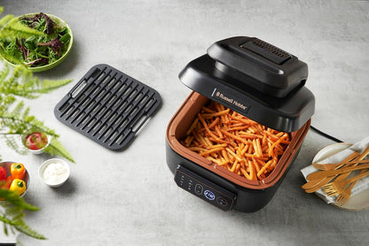 Air Fryer XL 5,5L [Multicuiseur: Frit, Cuit, Rôti, Grille] Friteuse Sans Huile & Gril (7 Programmes, Convient Au Lave-Vaiselle, Contrôle Température, 260°) Satisfry 26520-56