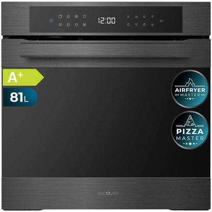 Four Encastrable Pyrolytique 60Cm Bolero Hexa P506000 Matt A+. 3400W, Capacité De 81L, 11 Fonctions Avec Airfryer Master, Pizza Master, 3D Cooking, Steam Base X2, Pyrolyse