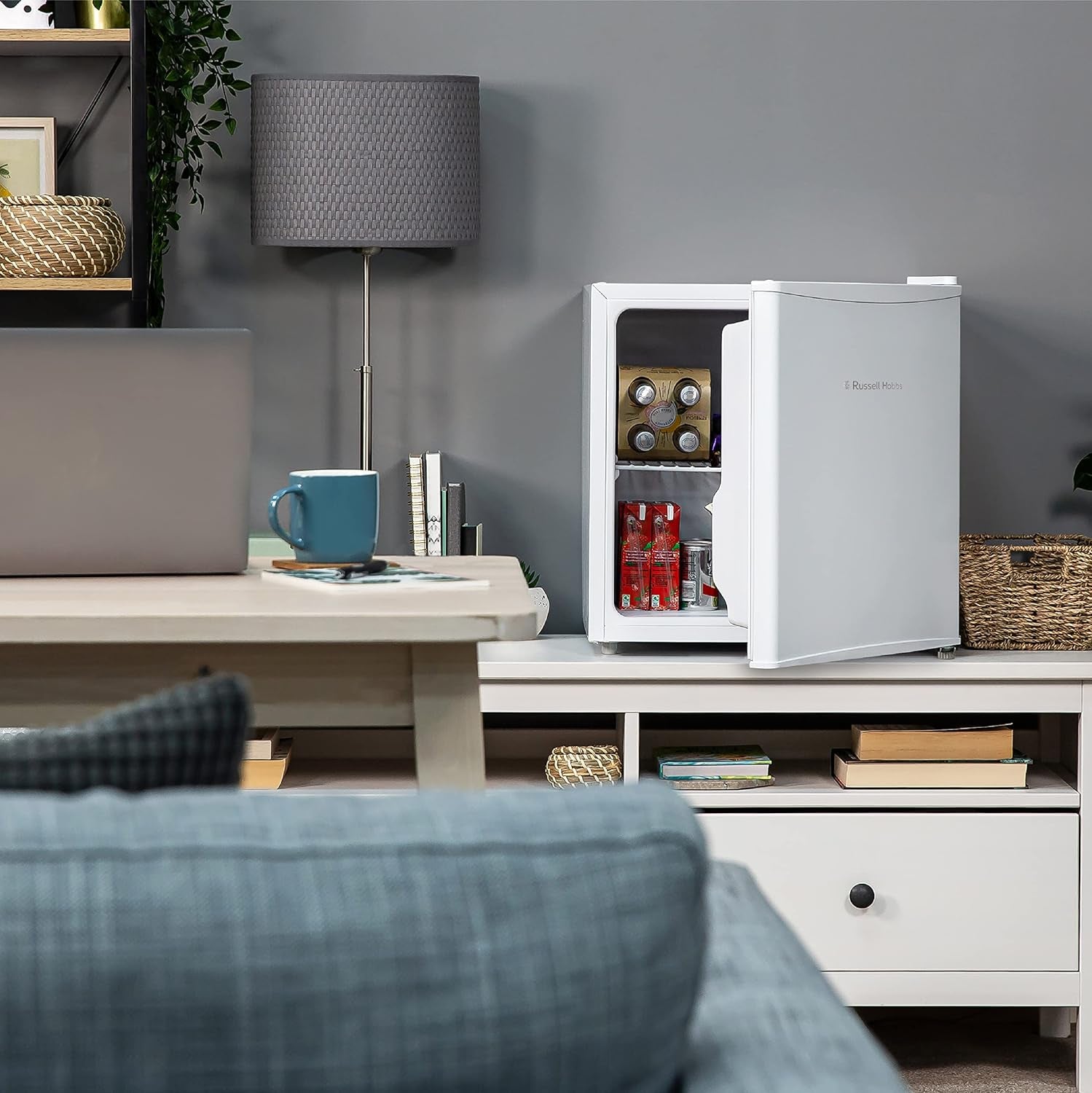 RHTTLF1-EU Mini-Réfrigérateur En Pose Libre, 43 Litres, Classe D'Efficaciré Énergétique F - Blanc