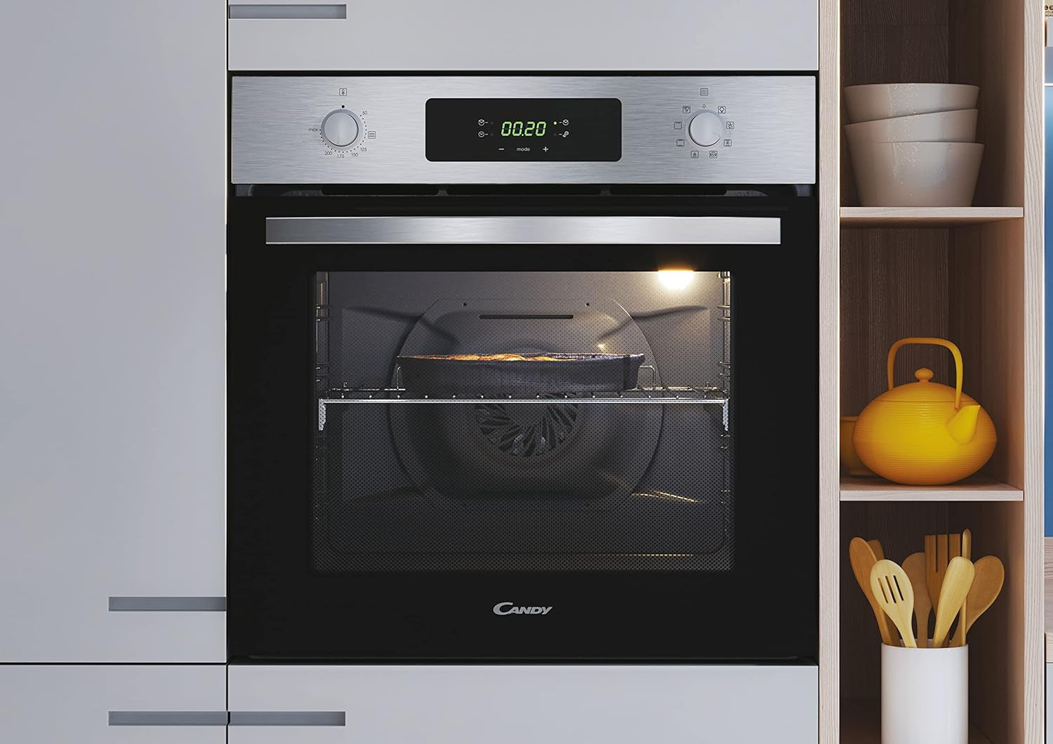 Four Électrique Inox FIDC X625 L - Chaleur Tournante, 70L, Nettoyage Aquactiva, Connectivité Hon, 8 Fonctions, Classe A+