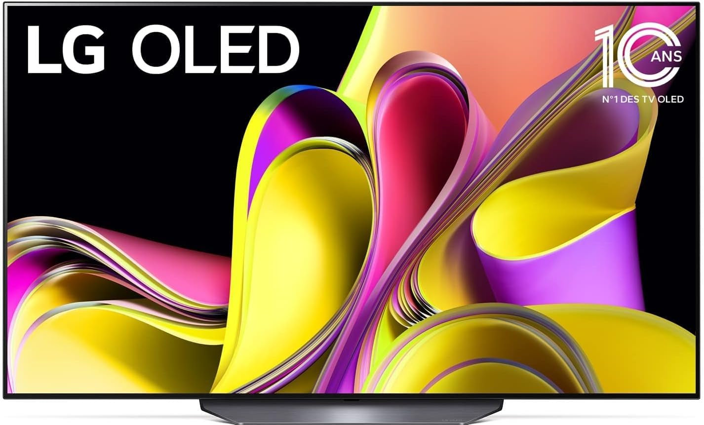 LG TV OLED 2023 | OLED65B3 | 65'' (164 Cm) | OLED | Processeur Α7 AI Gen6 4K, Gris Foncé/Noir