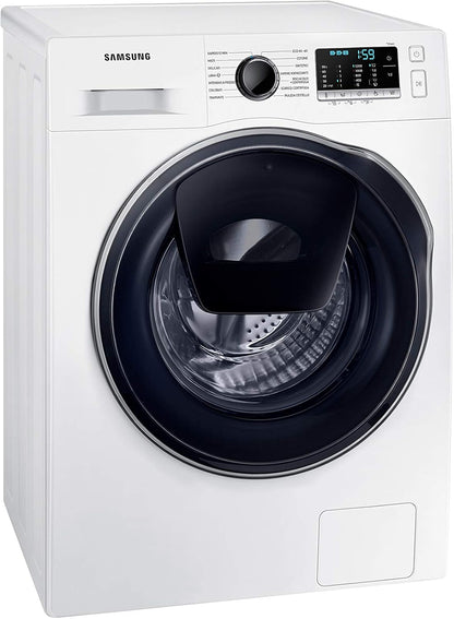 Addwash™ WW8NK52E0VW/ET Machine À Laver Slim Addwash™ WW8NK52E0VW/ET, Libre Installation, 8 Kg, 1200 Tr/Min, Classe C, Vapeur, Charge Avant, 60 L X 85 H X 45 P Cm