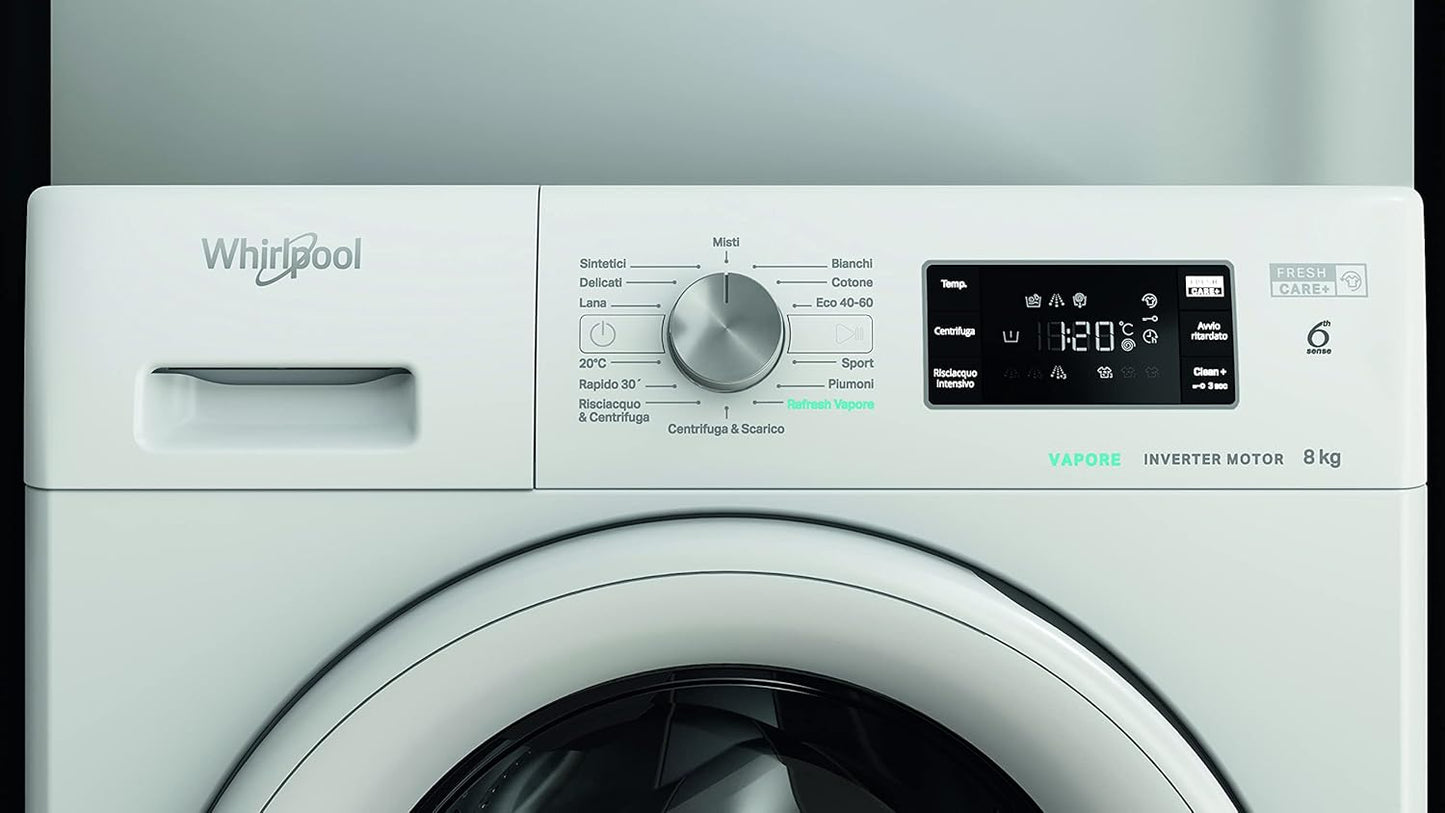 FFB D85 V IT, Machine À Laver À Chargement Frontal À Installation Libre, 8 Kg, 1200 Tours/Min