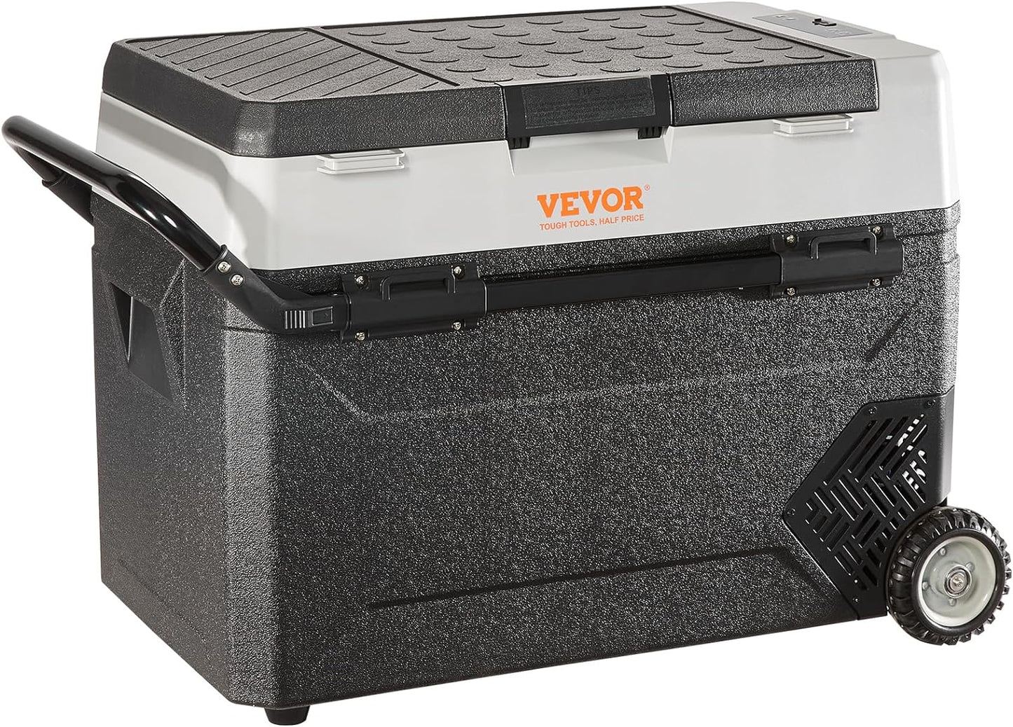 Glacière Électrique Portable De 38 L Réfrigérateur De Voiture Portable 12/24 V CC 100-240 V CA Frigo Voiture Double Zone 0,708 Kw.H -20 °C À 10 °C Réglable Congélateur Pour Camion Bateau Camping