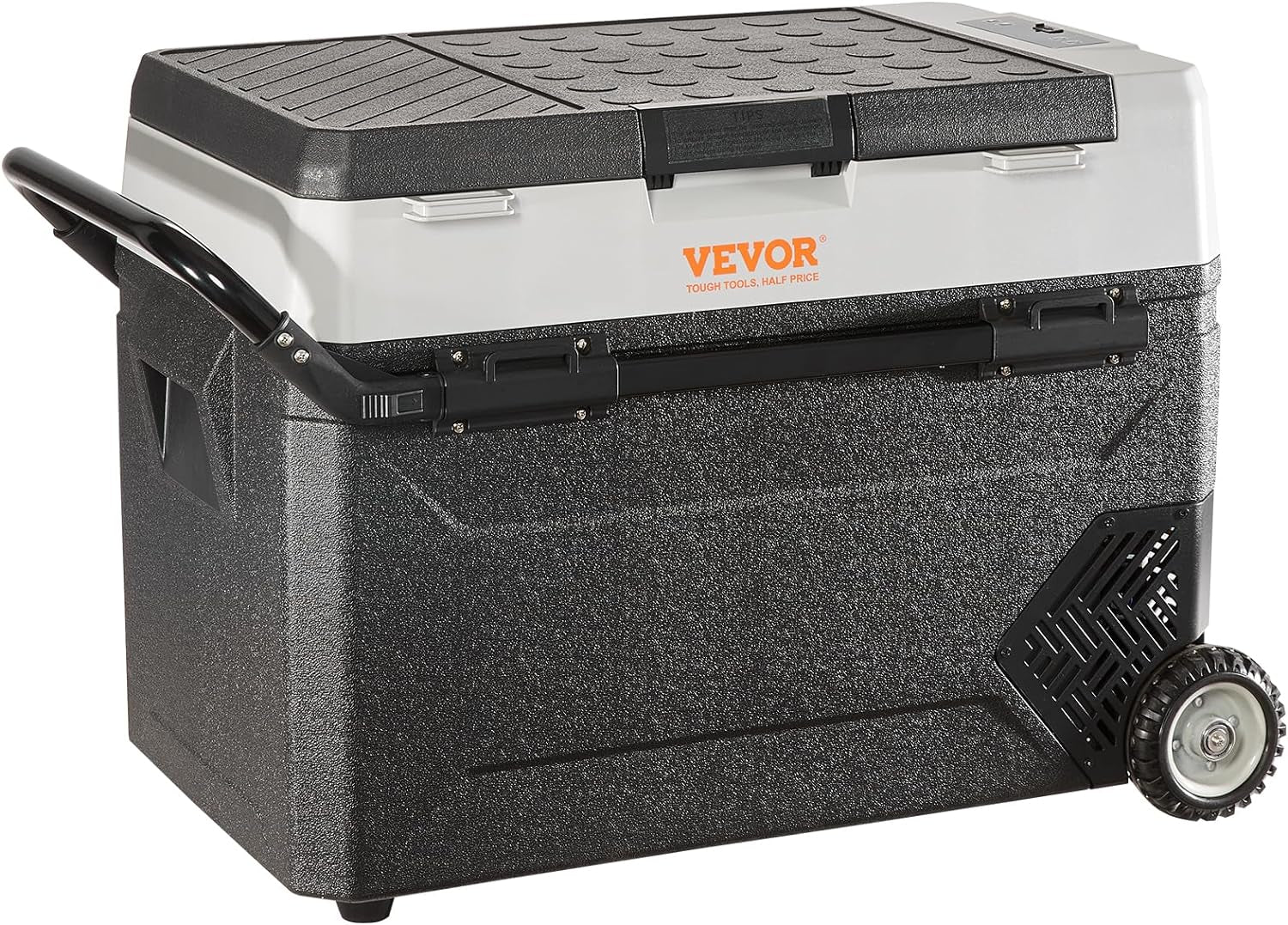 Glacière Électrique Portable De 38 L Réfrigérateur De Voiture Portable 12/24 V CC 100-240 V CA Frigo Voiture Double Zone 0,708 Kw.H -20 °C À 10 °C Réglable Congélateur Pour Camion Bateau Camping