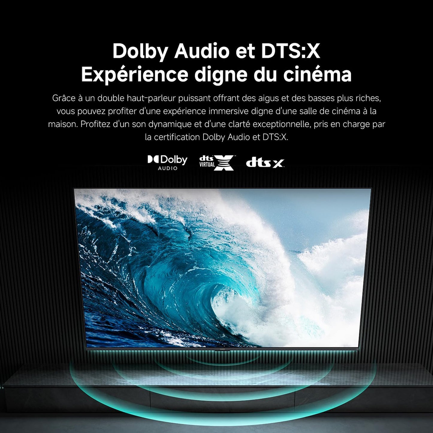 TV F 50, 127 Cm (50 Pouces), 4K UHD, Smart TV, Fire OS8, Contrôle Vocal Alexa, HDR10, MEMC, 60Hz Avec 120Hz Game Boost Mode, 2Go+32Go, Compatible Avec Apple Airplay