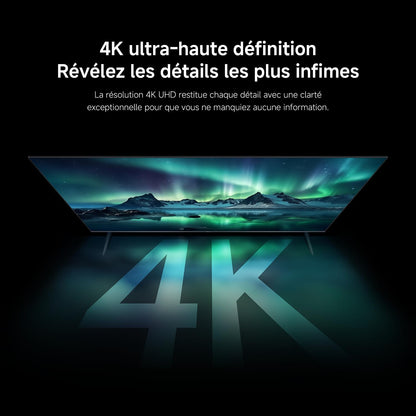 XIAOMI TV F Pro 43, 101 Cm (43 Pouces), 4K UHD QLED, Smart TV, Fire OS8, Contrôle Vocal Alexa, HDR10+, MEMC, 2Go+32Go, Compatible Avec Apple Airplay | Alexa Voice Control, MEMC, 2 Go + 32 Go, Compatible Avec Apple Airplay