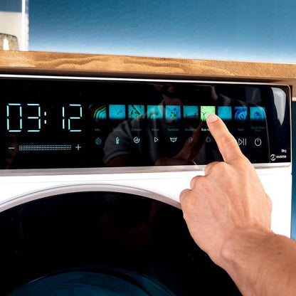 Bolero Dresscode 9900 Inverter Fullcolor A. 1400 Tr/Min, 11 Programmes, Faible Consommation, Moteur Inverter Plus, Écran Fullcolor 10,3", Steammax, Blanc.