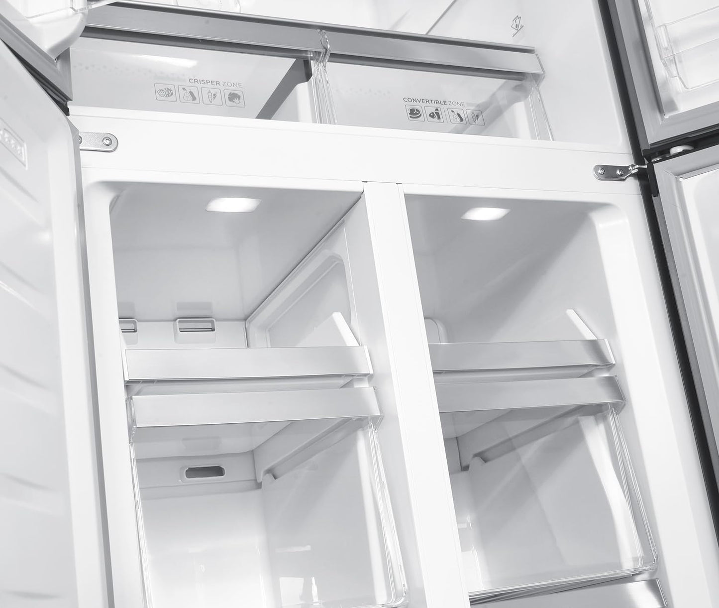 Réfrigerateur Multi-Portes GMP470IXT 470L (301L + 169L) - Distributeur D'Eau - No Frost - Inox