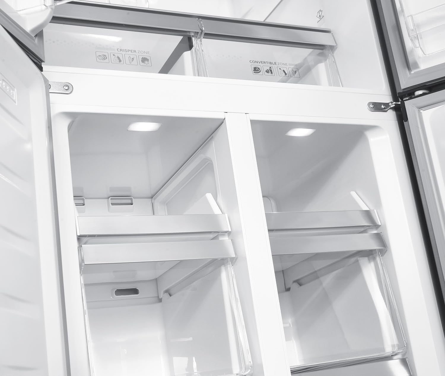 Réfrigerateur Multi-Portes GMP470IXT 470L (301L + 169L) - Distributeur D'Eau - No Frost - Inox