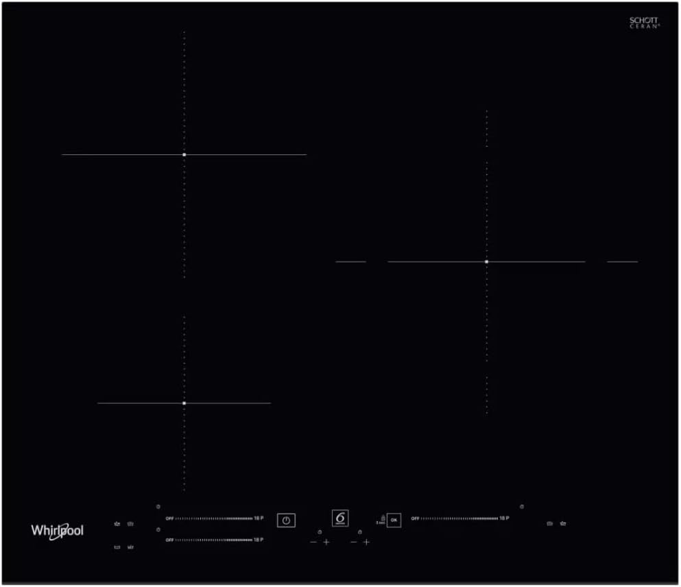 - Plaque Induction WS S6360 BF, 3 Zones De Cuisson, Curseur Intuitif