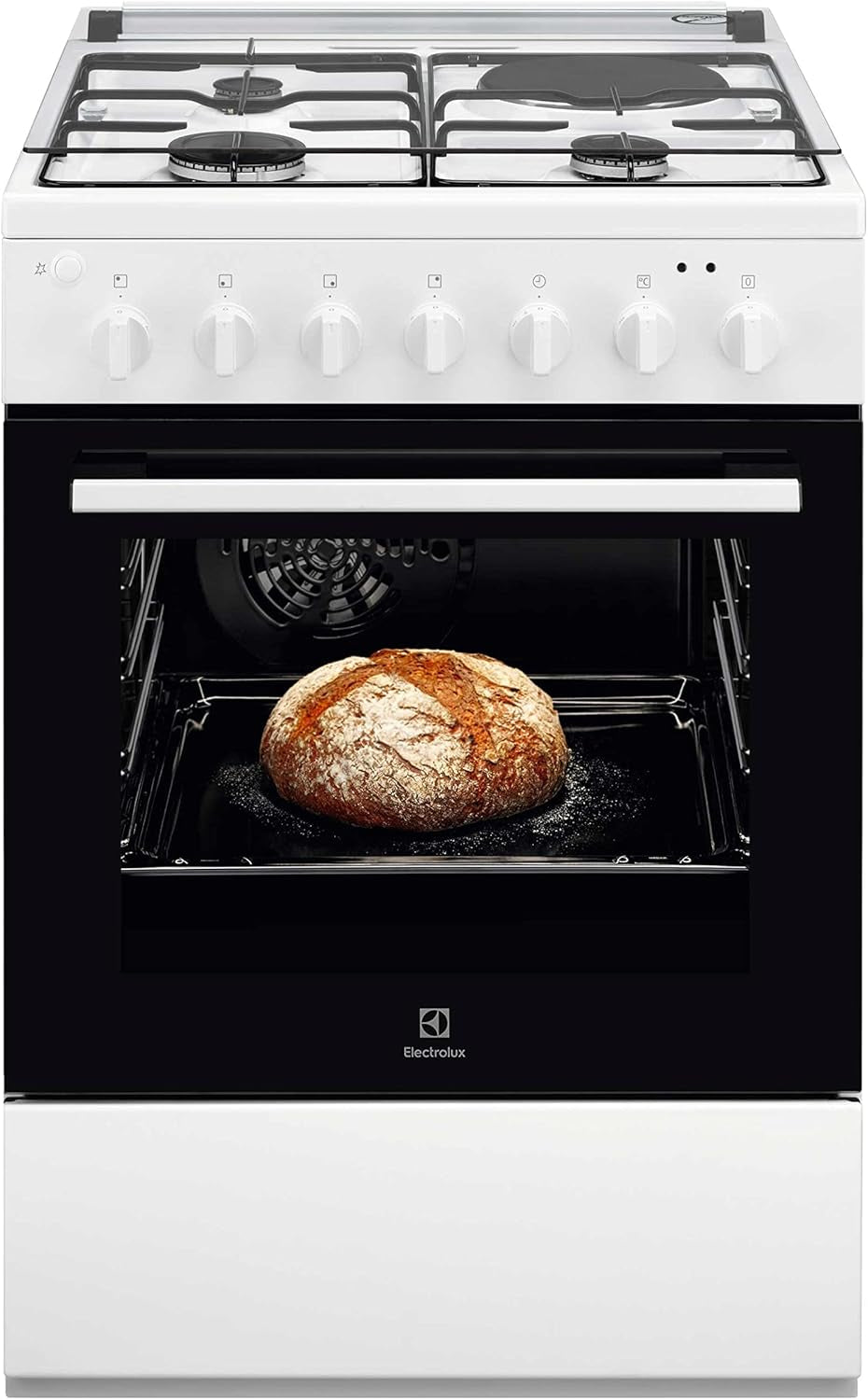 Cuisinière Mixte 57L 4 Feux Blanc - LKM624088W