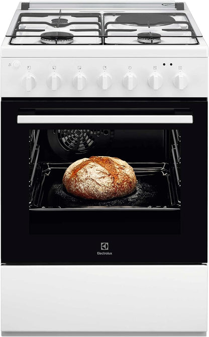 Cuisinière Mixte 57L 4 Feux Blanc - LKM624088W
