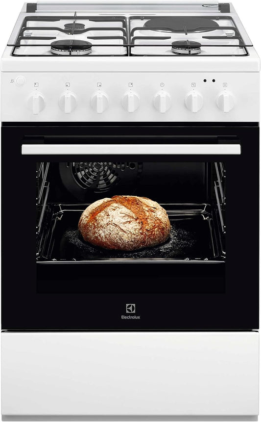 Cuisinière Mixte 57L 4 Feux Blanc - LKM624088W
