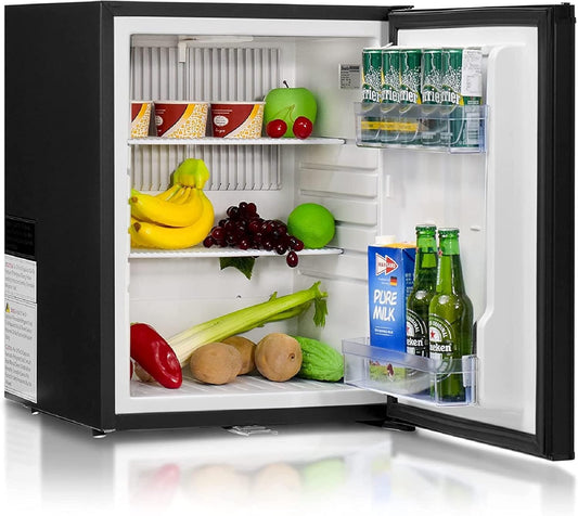 Frigo 12V 220V Camping Car, 53L, Frigo Caravane, Frigo Voiture 12V, Pour Camping Car Caravane Van Fourgon Chambre Bureau Hôtel, Noir