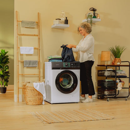 Lave-Linge À Chargement Frontal De 7 Kg Bolero Dresscode 7300 Inverter A. 1950 W, 1200 Tr/Min Réglables Au Maximum, 15 Programmes, Vapeur Steammax