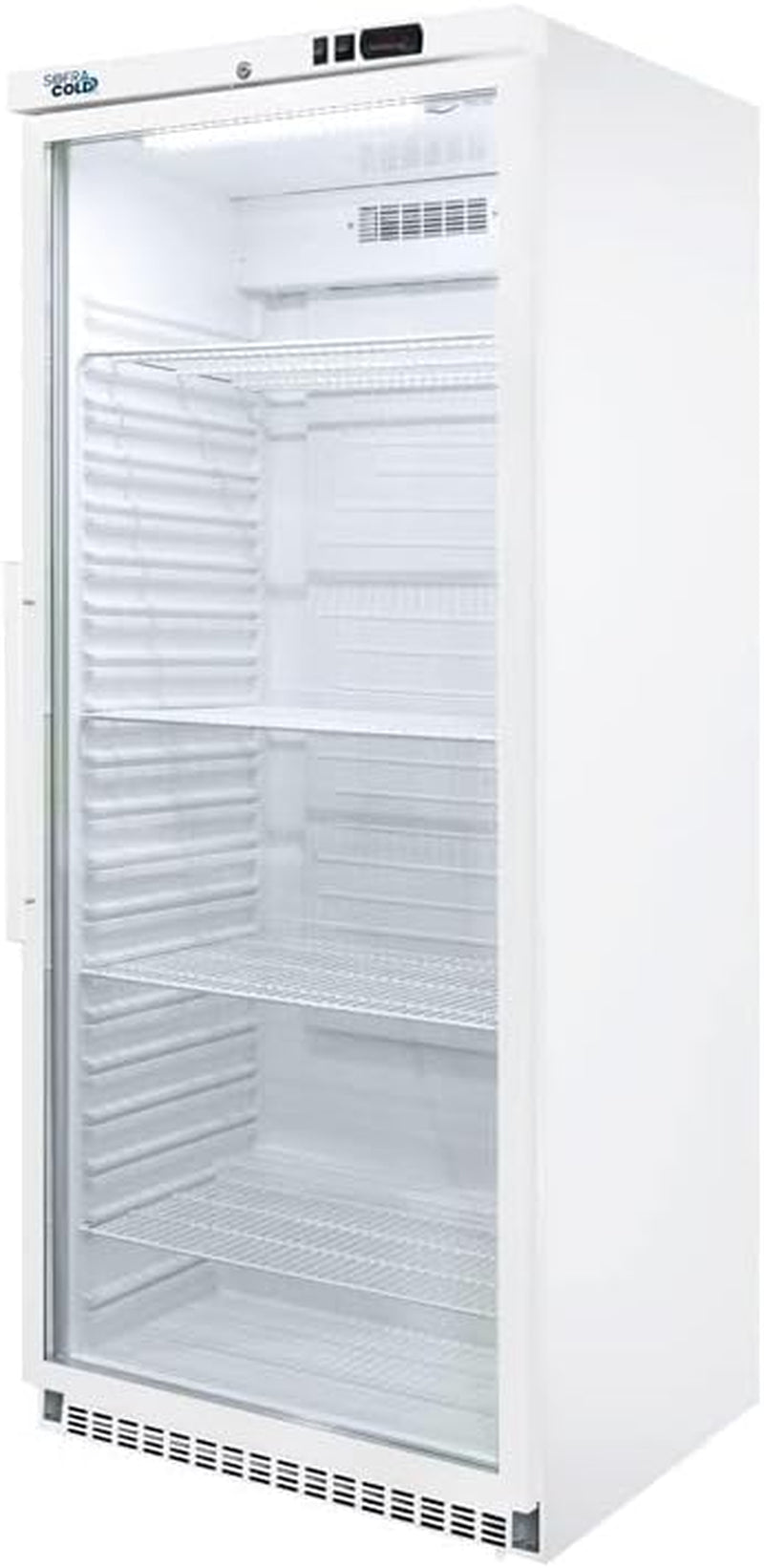 Armoire Réfrigérée Positive En Inox - Porte Vitrée - 600 L - Couleur Blanc - Sofraca