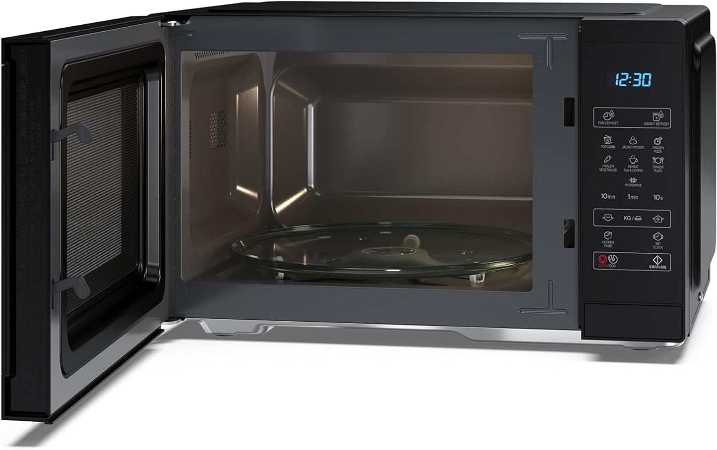 YC-MS252AE-B, Four Micro-Ondes 25 Litres, Solo, Numérique, Noir