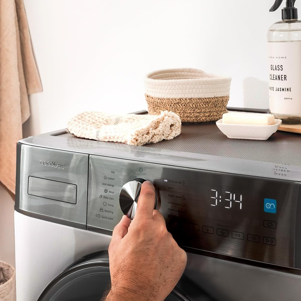Lave-Linge 10 Kg À Chargement Frontal Bolero Dresscode 10800 Inverter Steel a 1400 Tr/Min, 16 Prog, Classe A, Moteur Inverter Plus, Vapeur Steammax, Lavage Intelligent Et Détecteur De Charge