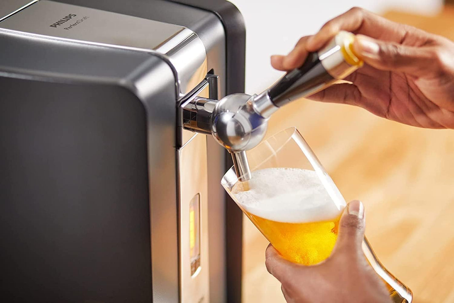 – Pack Tireuse À Bière + 1 Fût Leffe Blonde 6L – Machine Pression À Domicile – Refroidissement À 3°C – 30 Jours Fraîcheur – Écran LED Température – Idée Cadeau Amateur Bière