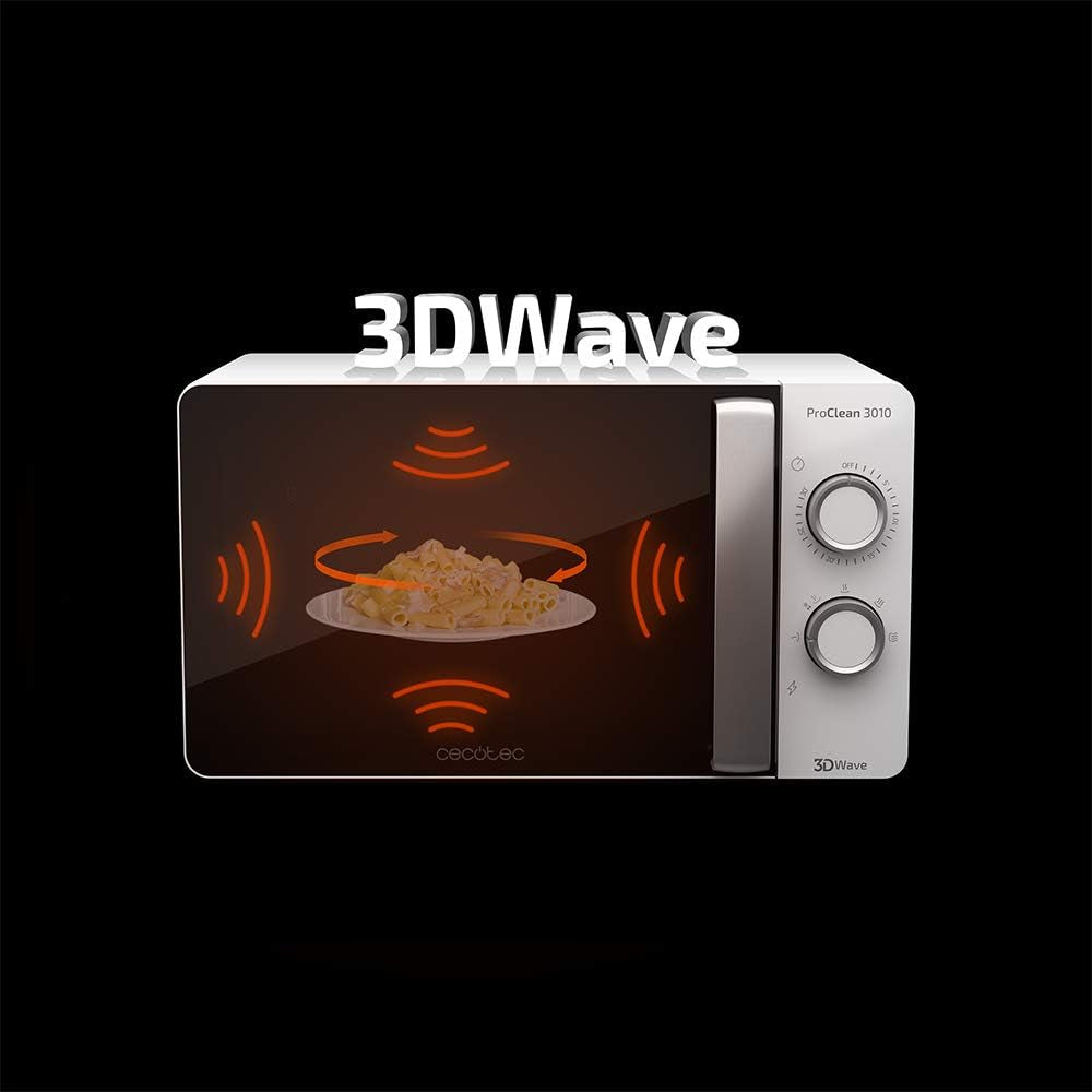 Micro-Ondes Proclean 3010. Capacité De 20 L, Revêtement Ready2Clean, 700 W De Puissance, 6 Niveaux De Fonctionnement, Minuterie 30 Minutes, Mode Décongeler, Finition En Blanc.