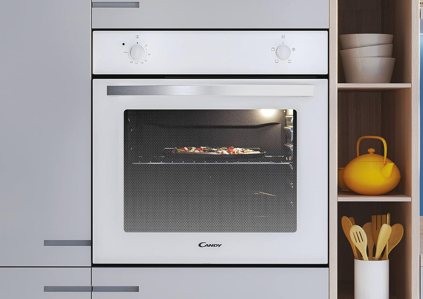 Four Encastrable Émail Lisse FIDC B100, Idéa, 70 Litres, Convection Naturelle