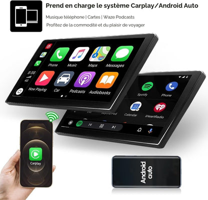 Eustock Android 13 Autoradio 9" Pour Renault Clio 3 2005-2014 4 Cœurs 2 Go Et 64 Go De Mémoire, Prend En Charge Carplay/Android Auto, Commande Au Volant, Wi-Fi/4G, AM/FM