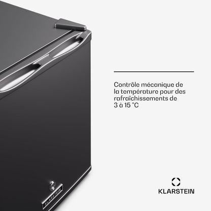 Mini Frigo Et Congelateur De Chambre De 28L, Snacks, Boissons, Petit Frigo Top Silencieux, Mini Bar, Petit Réfrigérateur Camping, Mini Frigo Cosmetique, Refrigerateur Avec Étagères Réglables