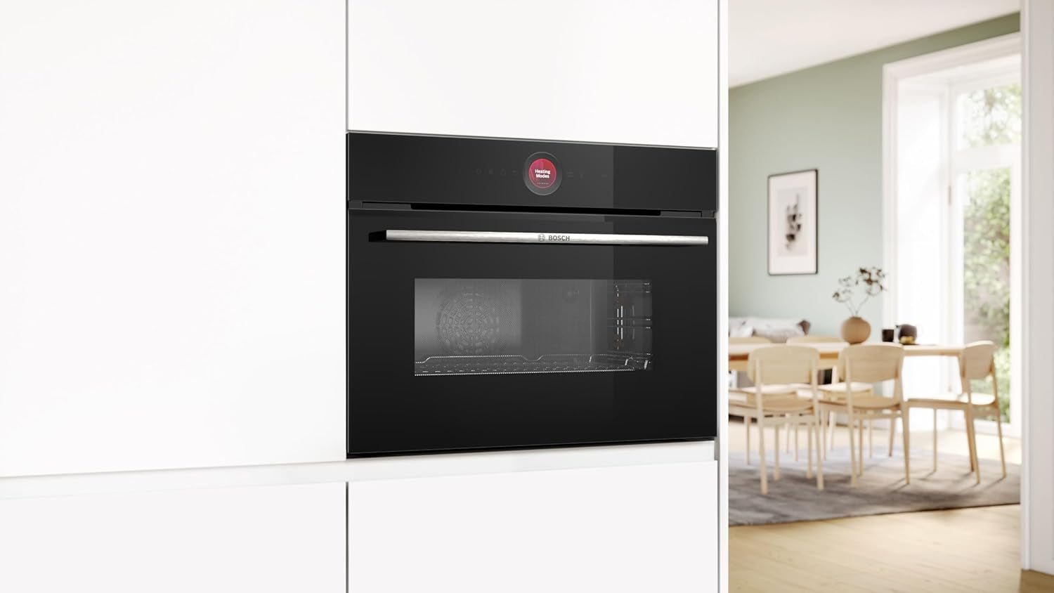 Four Combiné Micro-Ondes Encastrable Softclose -  SER8 CMG7241B1 Noir - Vol Four 45L - 16 Modes Cuissons - 455 X 594 X 548