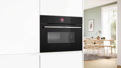 Four Combiné Micro-Ondes Encastrable Softclose -  SER8 CMG7241B1 Noir - Vol Four 45L - 16 Modes Cuissons - 455 X 594 X 548