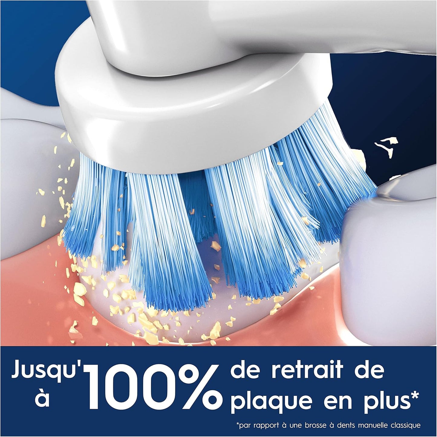 Brossettes De Rechange Sensitive Clean, Lot De 8, Blanches | Recharges Brosse À Dents Électrique Pro Avec Des Brins Ultra Doux Pour Les Gencives Saines, Emballage En Carton