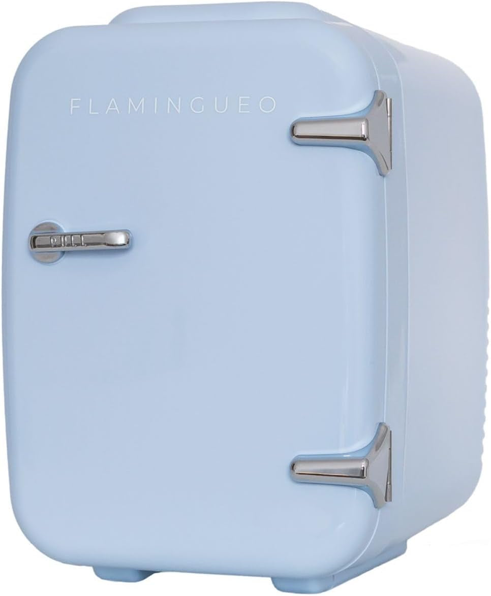 Mini Frigo 4L - Petit Frigo, Mini Frigo De Chambre 12V/220V, Mini Frigo Cosmetique, Fonction Chaud Et Froid, Mini Refrigerateur, Frigo Mini