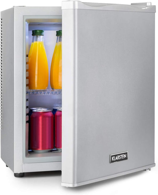 Petit Frigo De Chambre De 23L Pour Snacks Et Boissons, Frigo Top Silencieux, Mini Bar, Réfrigérateur Camping, Frigo Cosmetique, Refrigerateur Avec Étagères Réglables, 5-15°C