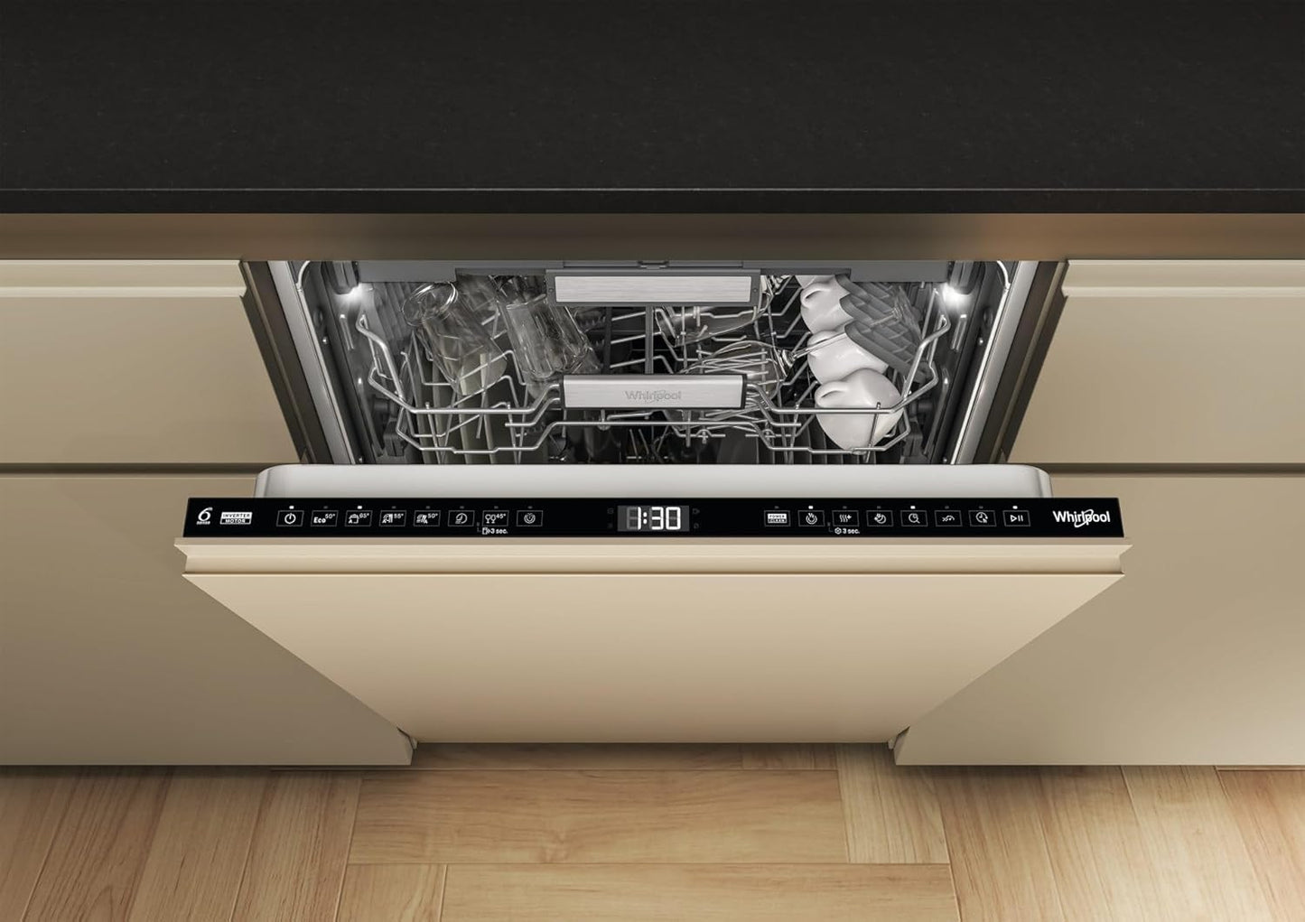 Lave Vaisselle Whirlpool W7IHF60TU CUVE MAXISPACE ENCASTRABLE 60 CM