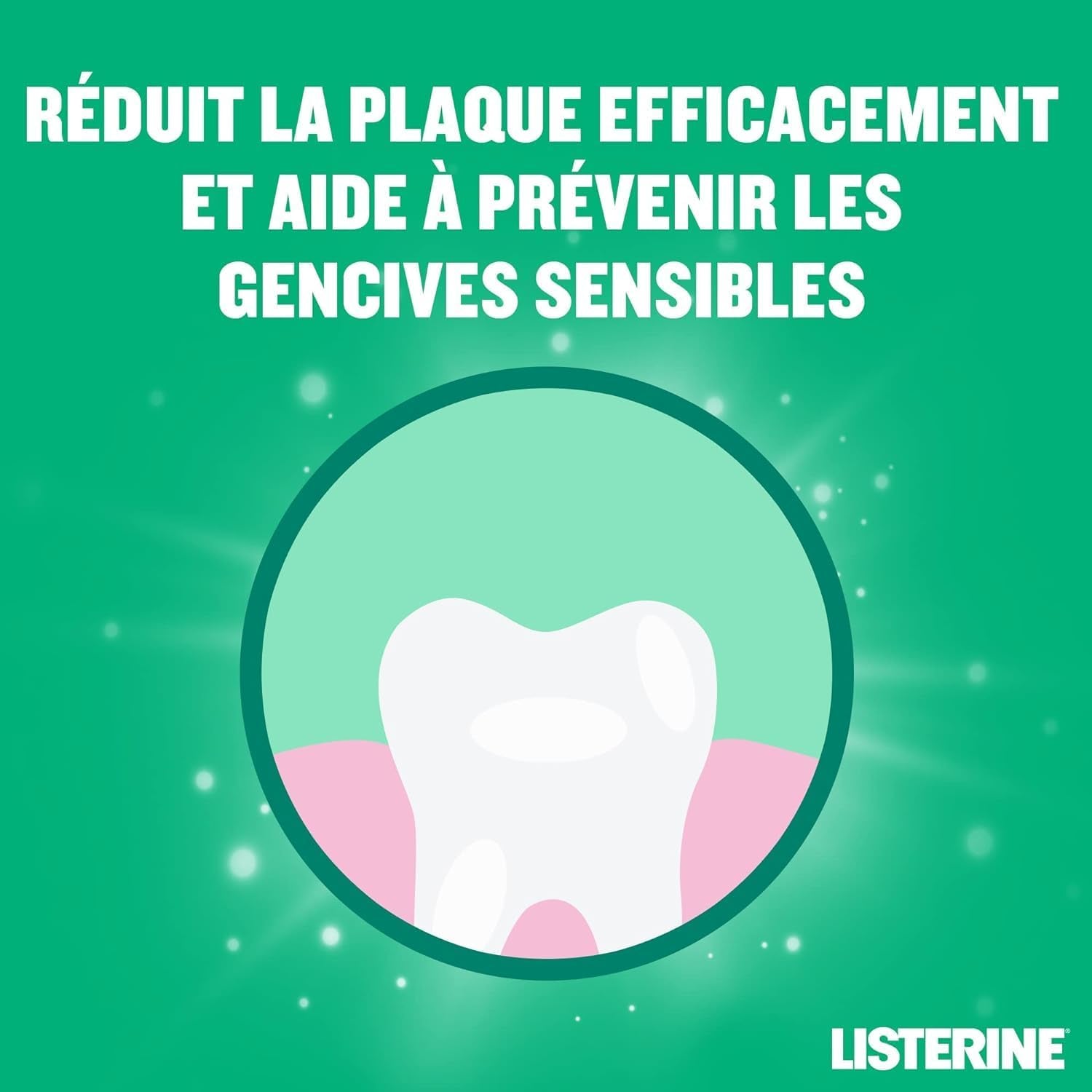 , Bain De Bouche Protection Dents Et Gencives (Lot De 4 Bouteilles De 750 Ml) – Bain De Bouche Quotidien Triple Action – Goût Menthe Pour Une Haleine Fraîche