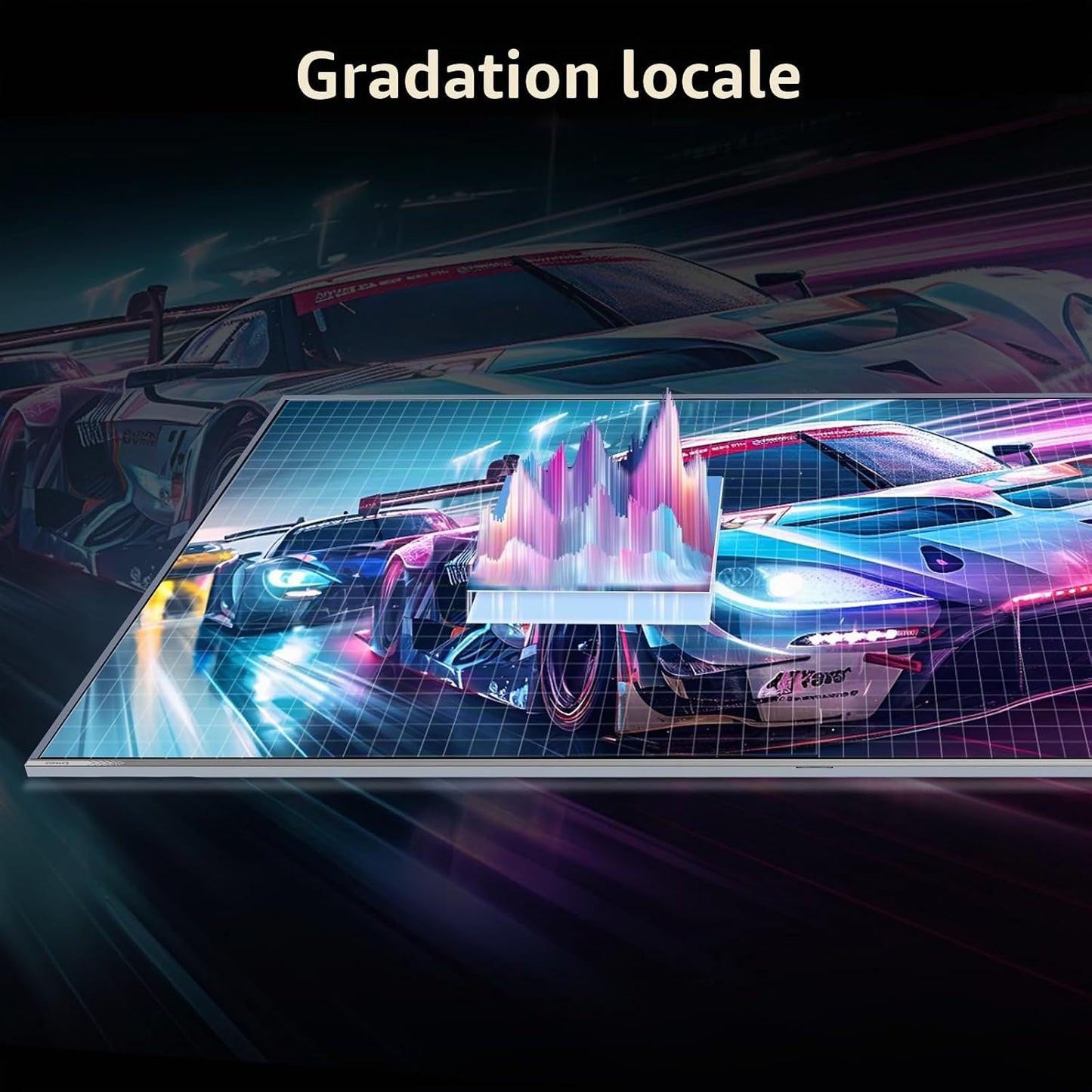 TV Mini QLED 4K 65 Pouces Local Dimming (M65QA9) | Gaming DLG 120Hz, MEMC 60Hz, Support HDR10, Chromecast Intégré