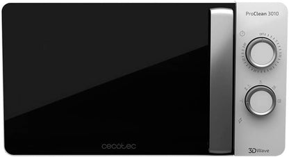 Micro-Ondes Proclean 3010. Capacité De 20 L, Revêtement Ready2Clean, 700 W De Puissance, 6 Niveaux De Fonctionnement, Minuterie 30 Minutes, Mode Décongeler, Finition En Blanc.