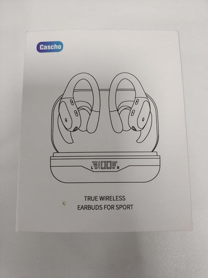 Ecouteurs Bluetooth Sans Fil, Casque Bluetooth 5.3, 60 Heures Avec Affichage LED, Appel ENC HD, Basses Profondes, Ajustement Confortable, IPX7 Étanche Casque Sport(Or Rose).