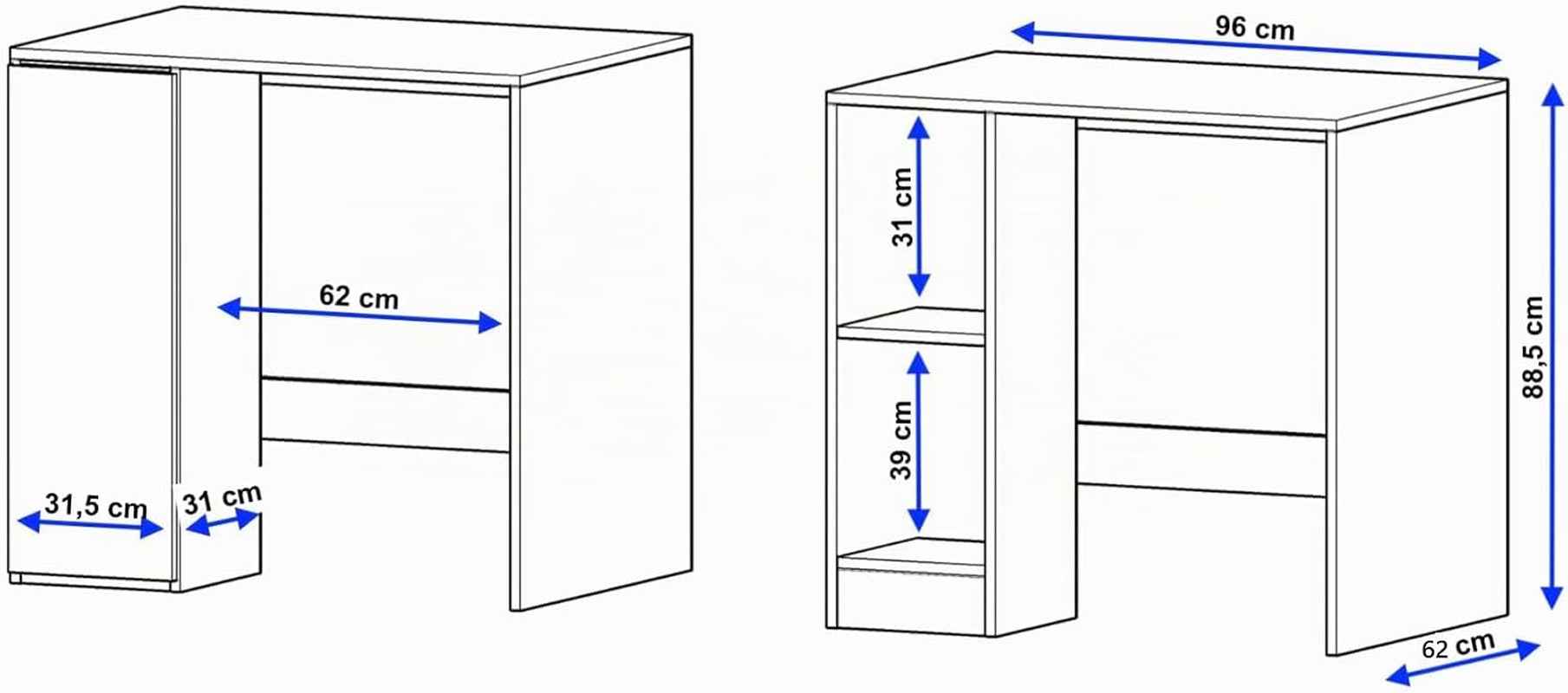 Meuble Pour Machine À Laver Avec Espace De Rangement 96 X 88,5 X 62 Cm (L X H X P) – Meuble Buanderie Minimaliste – Pour Lave-Linge Ou Sèche-Linge – Design Moderne (Artisan)