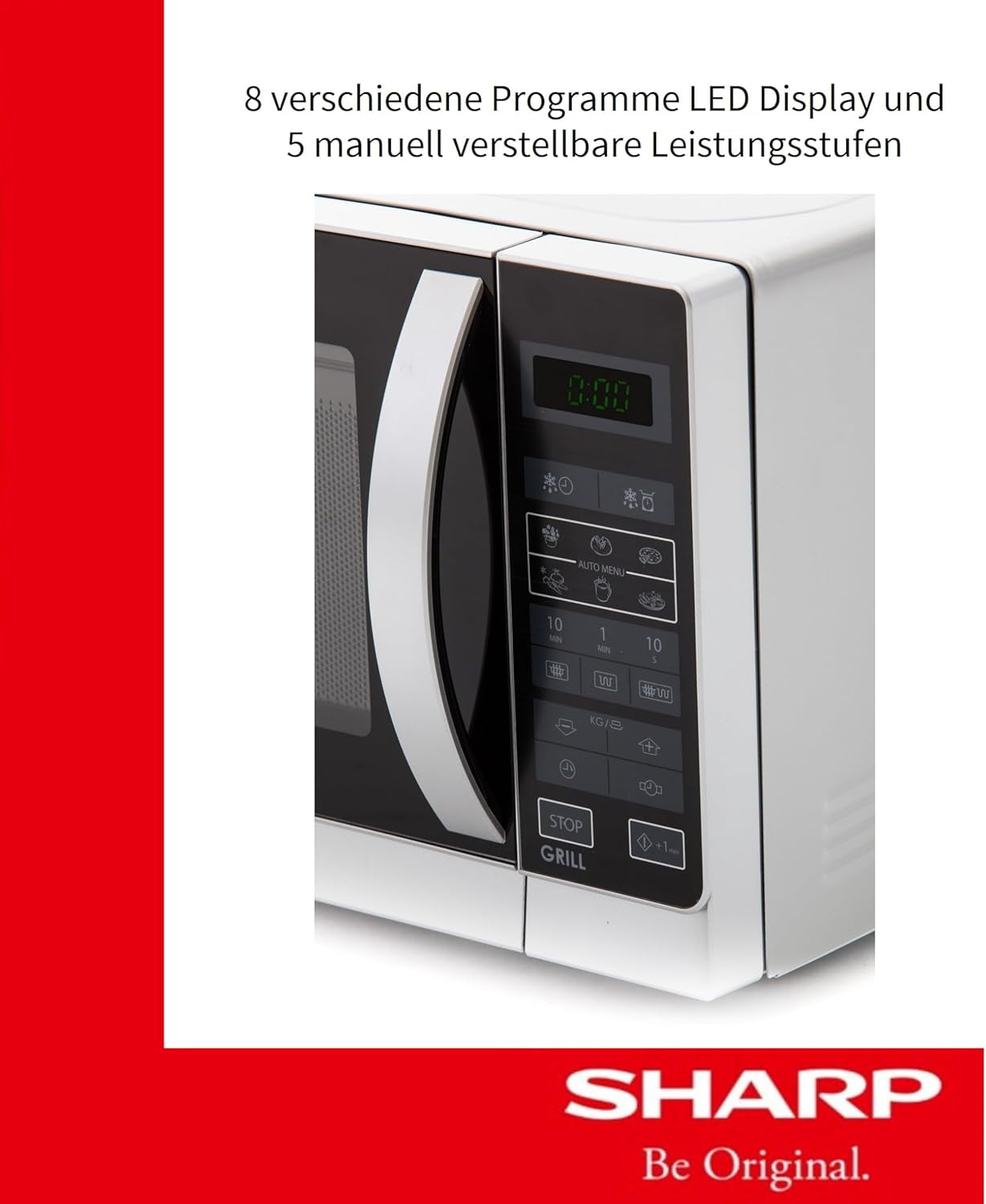 Home Appliances R742INW Micro-Onde Comptoir Micro-Onde Combiné 25 L 900 W Argent