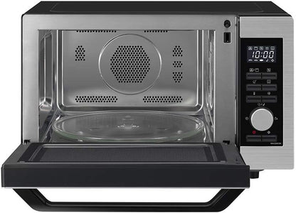 NN-C69KSMEPG Four Micro-Ondes Combiné Gril Et Plateau Tournant En Verre, 30L, 1000W, 40/100-220°C, 30 Programmes, Décongélation Auto, 5 Niveaux De Puissance, Minuterie, LED, Acier Inoxydable