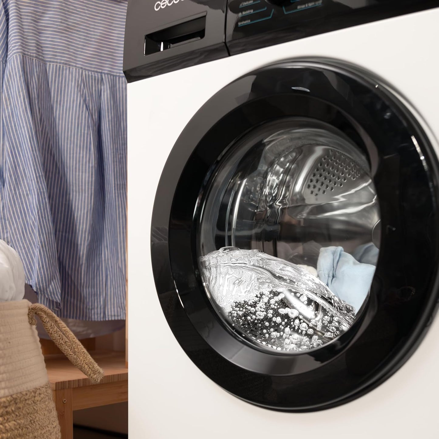 Lave-Linge 6 Kg Bolero Dresscode 620 E. Chargement Frontal, 1000 RPM, Faible Consommation D'Énergie, Drumclean, 15 Programmes, Kidlock, Prewash, Stérilisation 60ºc, Prrogramme Rapide 15'