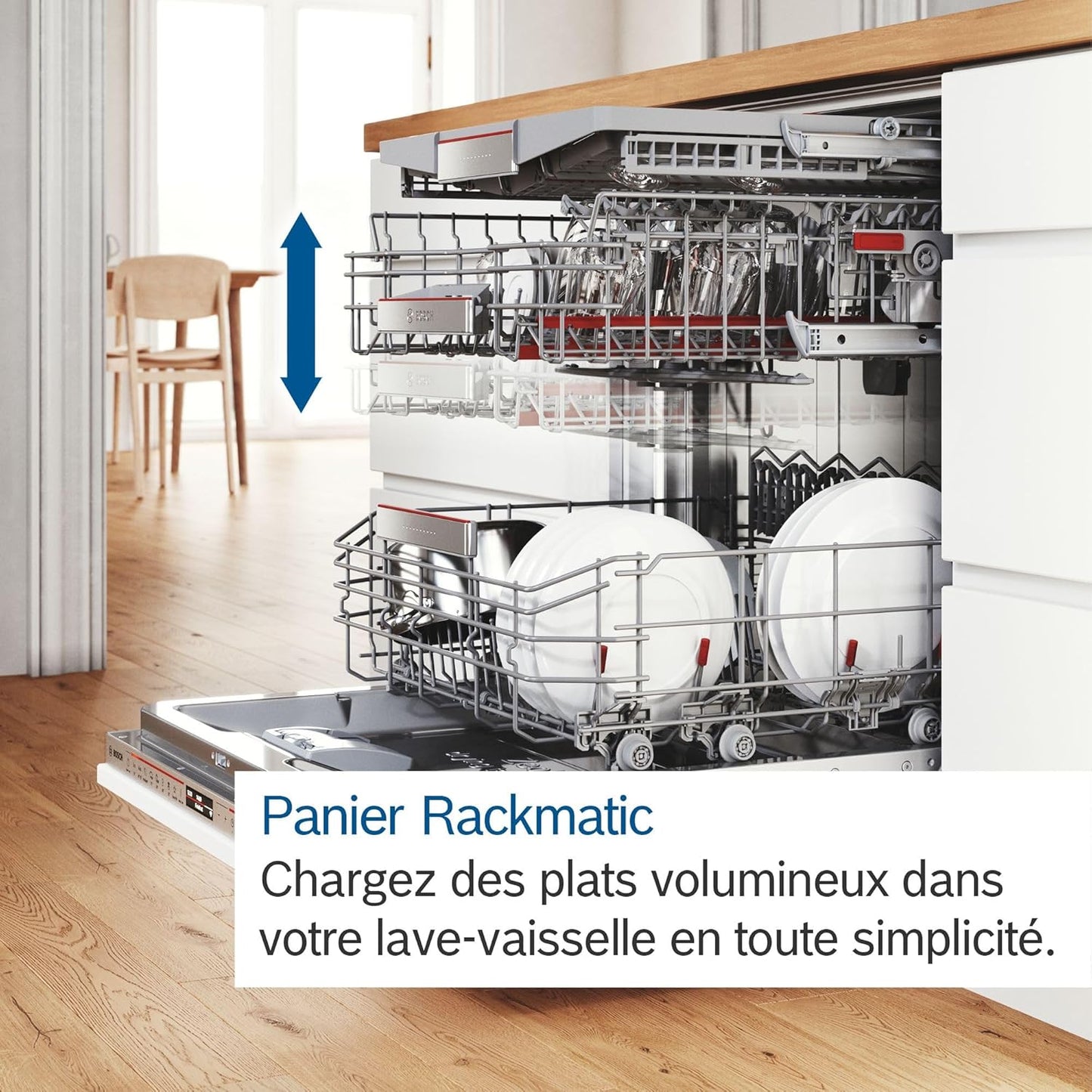 SMS4EMW01E - Série 4 - Lave-Vaisselle Pose-Libre - 60 Cm - 14 Couverts - Silence plus 42 Db - Blanc