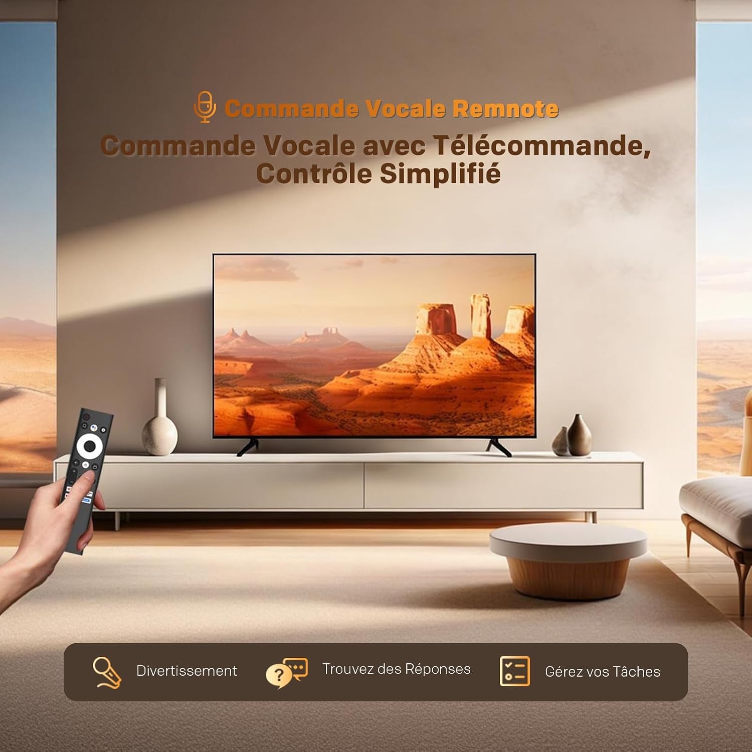 40 Pouces (100 Cm) Smart TV FHD Television LED, QLED, HDR 10 Dolby Audio Bluetooth 5,1 Tuner DVB-T/T2/C/S/S2 CI+ Low Blue Light, 1.5GB (40CTQH38Z, 2026 Nouveau Modèle)