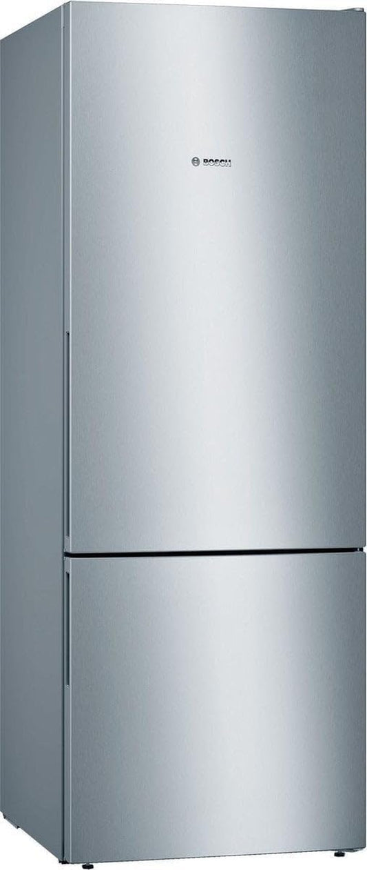 KGV58VLEAS, Série 4, Réfrigérateur Congélateur, Pose Libre, 191 X 70 Cm, 377 L / 126 L, Inox